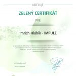 Zelený certifikát na zabezpečenie ekologickej recyklácie