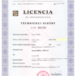 Licencia na prevádzkovanie technickej služby